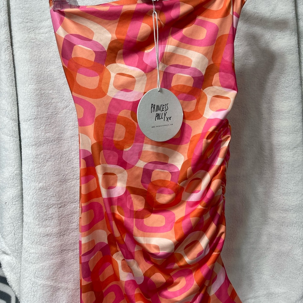 Princess Polly Pink and Orange Mini Dress